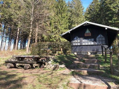 Tränkebachhütte in spring