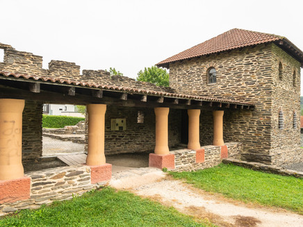 Eingang der Römischen Villa bei Mehring