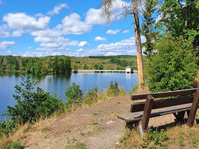 View of the Hasselvorsperre - dam