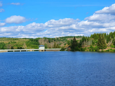 View of the Hasselvorsperre - dam