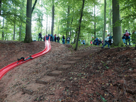 Rutsche am Rotschwänzchen Wanderweg