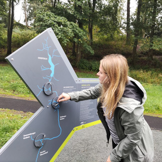 Welterbe-Erkenntnisweg - Wasserkraft - Früher und Heute