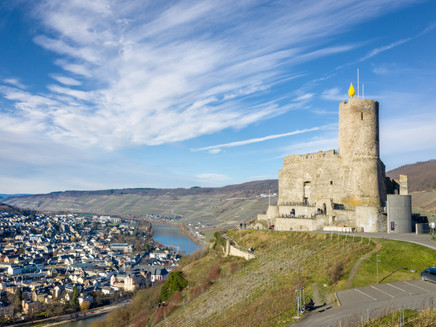 Blick auf die Burg Landshut