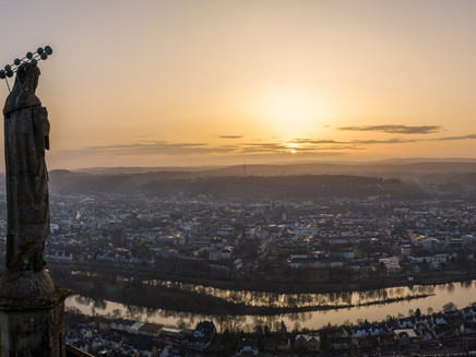 Mariensäule auf dem Moselsteig bei Trier