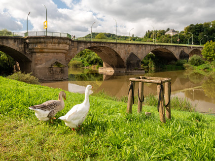 Roman Bridge at Zurlauben Moselle Bank