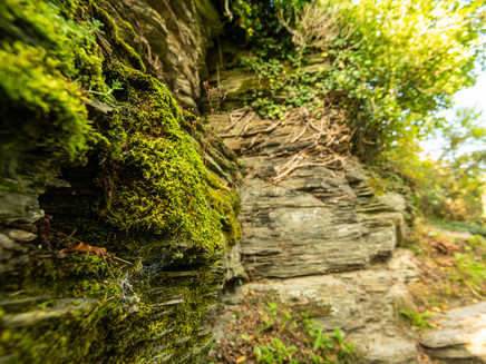 Rocks on the Collis steep path