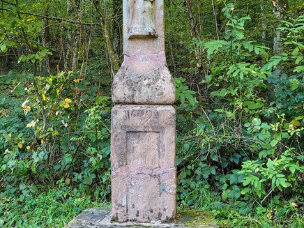 Pestkreuz von 1609 an der Kondelwald-Kreuzung