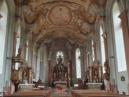 Interior view of the Springiersbach monastery church