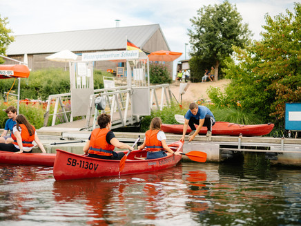 Kanustelle am Multi Kulti Fun Beach