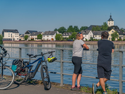 Mosel-Radweg in Mehring