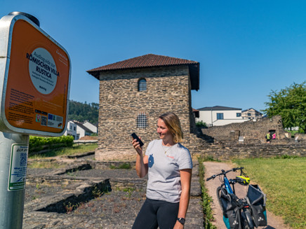 Lauschtour am Mosel-Radweg Villa Rustica in Mehring