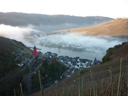 View of Zell and the Round Tum from the Collis Steep Path