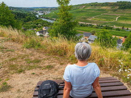 Nittel-Rehlingen with a view towards Wormeldange (Luxembourg)