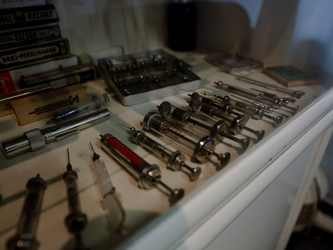 Ausstellungsstücke vom Villa Medica in Rhede