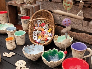 handgefertigte Produkte von KnoppTopp Keramik