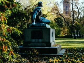Kleist-Denkmal im Gertraudenpark in Frankfurt (Oder)