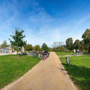 Kletterfelsen im Eichepark in Altlandsberg