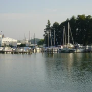 Hafen in Goyatz mit Wassertankstelle