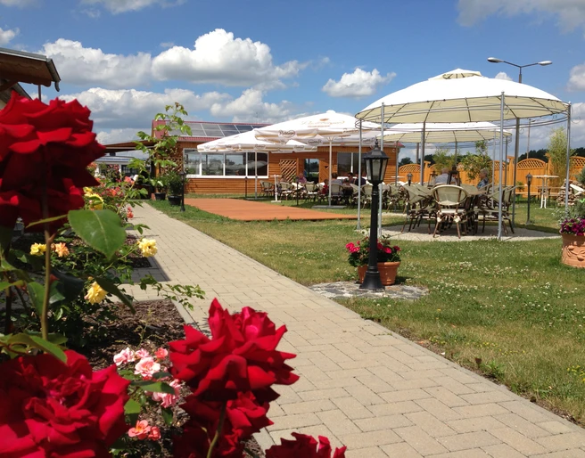 Außenbereich Pension am Radweg