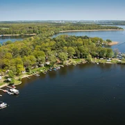 Campingplatz Himmelreich aus der Vogelperspektive