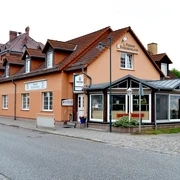 Außenansicht der Pension Storchenklause