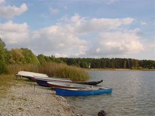 Pinnower See Strandboot