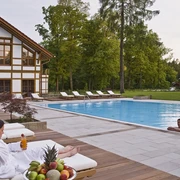 Außenpool im Brune Balance med & Spa