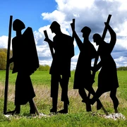 Pilgersilhouette bei Börnicke