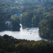 Aussicht vom Aussichtsturm in Woltersdorf