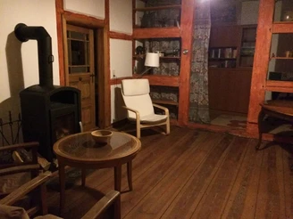 Kamin im Wohnzimmer