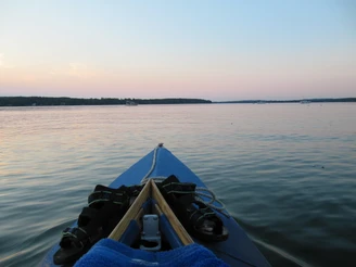 Kanu fahren auf dem Glubigsee