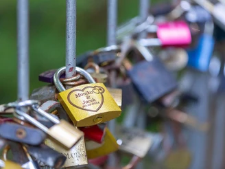 Lubniewice, Polen, Liebesbrücke