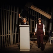 aus der Inszenierung „Sacco und Vanzetti“