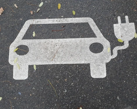 Stromtankstelle Parkplatz