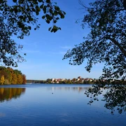 Blick auf den Straussee vor Strausberg