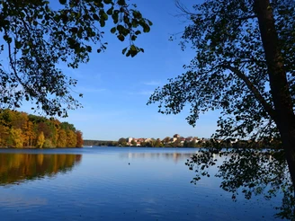Blick auf den Straussee vor Strausberg