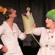 Die andere Welt- Bühnenszene aus einem Kindertheater
