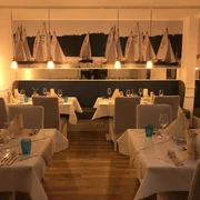 Innenansicht des Restaurants Seaside