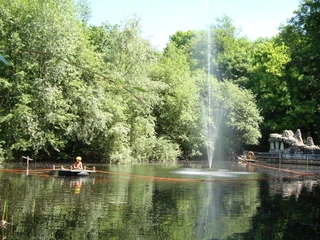 Dinoteich im Kleinen Spreewald-Park Schöneiche