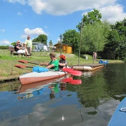 Anlegestelle am Campingplatz Jägerbude