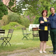 Cham.Café im Garten des Museenhofes