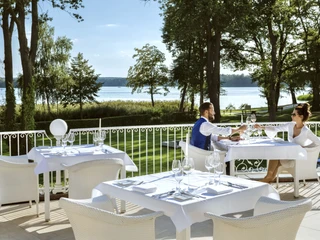 Terrasse der Villa Contessa