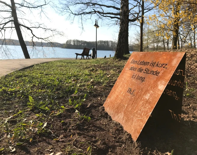 Fontanepark Bad Saarow mit Literaturpfad