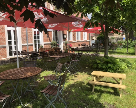 Garten des Gasthaus Schwielochsee