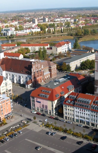 Panorama Frankfurt (Oder) und Slubice