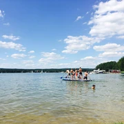 Stand Up Paddling auf dem Scharmützelsee