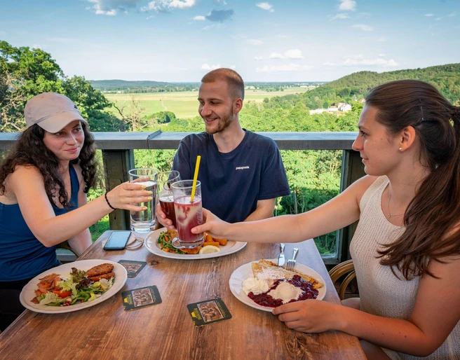 Ausblick Falkenberg von der Carlsburg