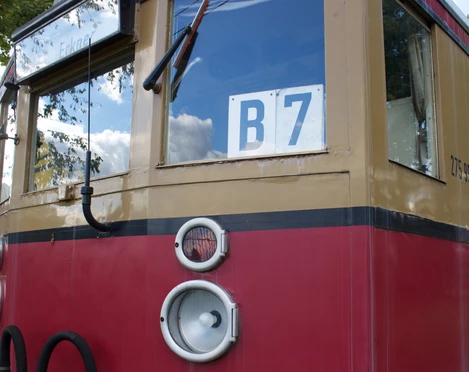 Historische S-Bahnfahrzeuge in Erkner