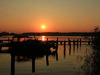 Abendsonne am Campingverein Glower See