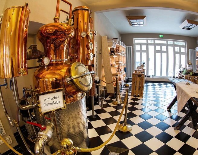 Schaubrennerei "La Distillerie" im Klosterhotel Neuzelle